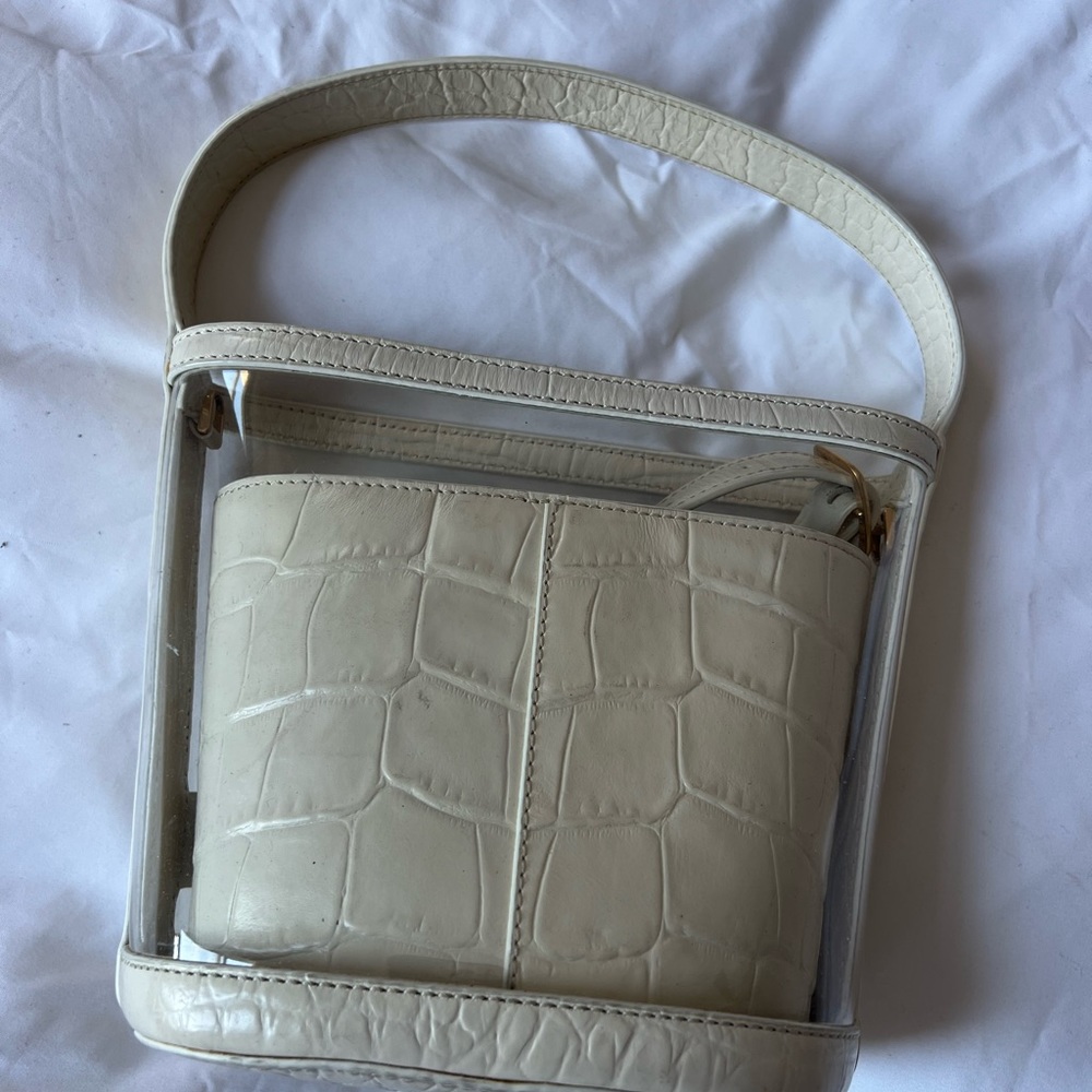 Staud crossbody clear bag for stadiums
